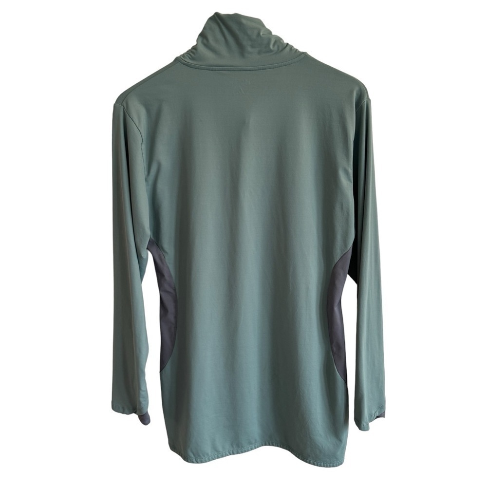 Title Nine Performance Quarter Zip Pullover, Gree… - image 4